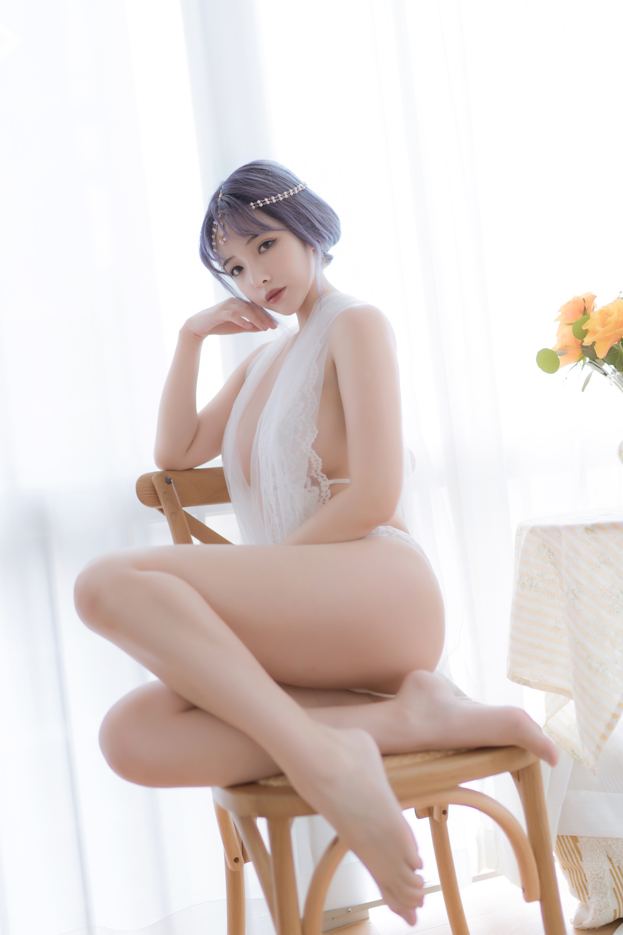雯妹不讲道理 - NO.084白色希腊[36P]-XikXak